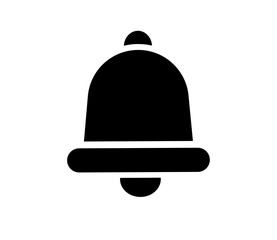 シンプルなベルのアイコンイラスト　ベクター

