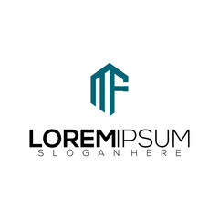 logo initial letter m illustration inspiration gradient