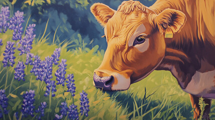 Cow in Meadow (7)