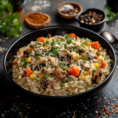 Mushroom risotto