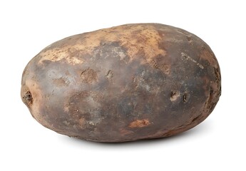 Unwashed Potatoes Freshly Harvested from the Ground with Rough Skin and Earthy Texture