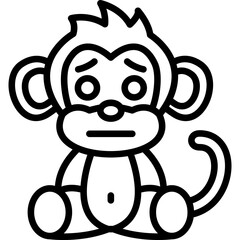 Apes Eyebrows Icon