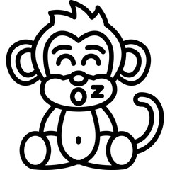 Sleeping Apes Icon