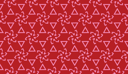 Fototapeta premium Pattern with abstract geometric design. Vector illustration. Design for your interior wallpaper, fashion print, business presentation.