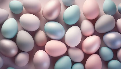 Colorful mix of Easter eggs and pills on a white background