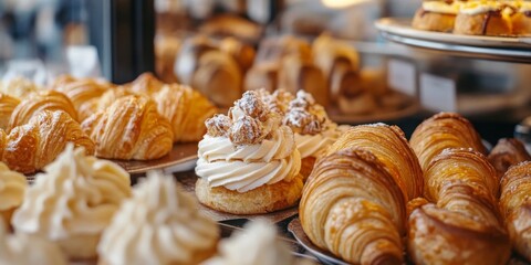 Display of Freshly Baked Pastries