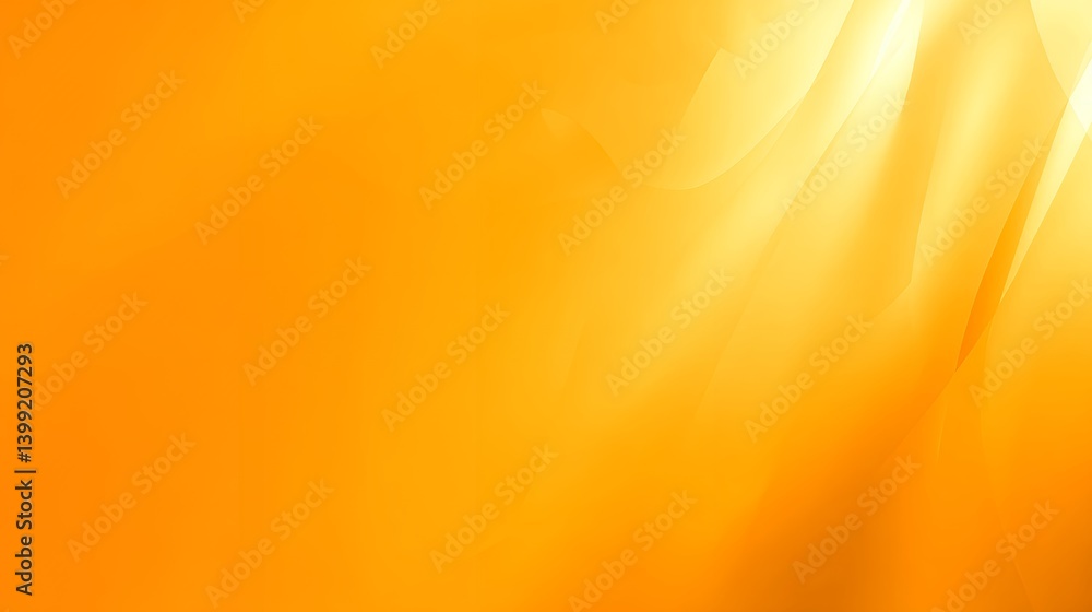 Aufkleber abstract orange and yellow gradient background with smooth texture and bright light