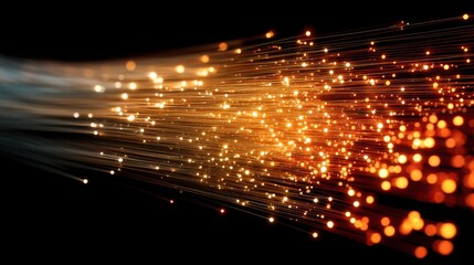 Obraz premium A bunch of sparks representing the energy burst from the convergence of usa and china data streams in realism