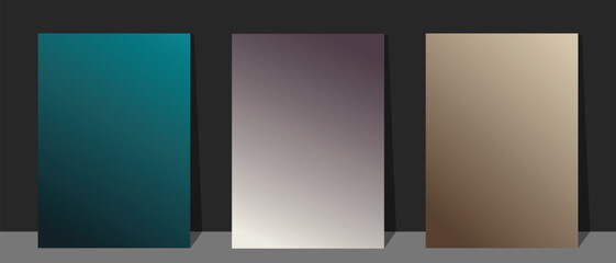 Modern cover vector design. Cover in A4 size with color gradation.