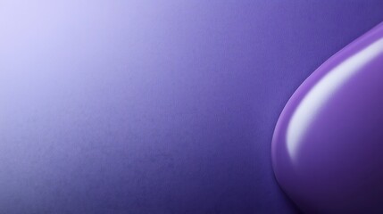 Gradient purple backdrop with a smooth, glossy curve on the right side. Soft, clean, and calming tone