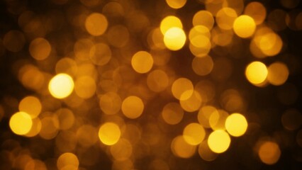 Dark gold bokeh for background 