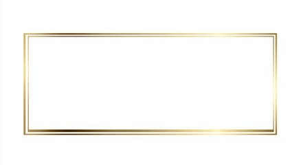 Obraz premium Empty Gold Frame