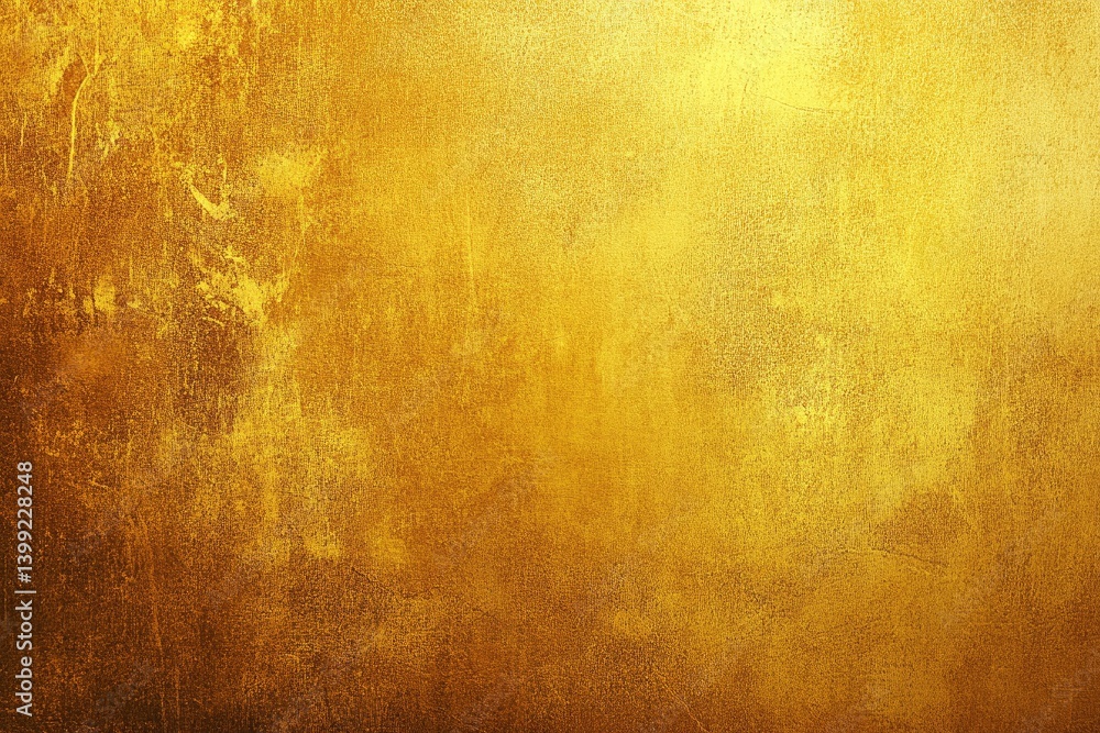 Poster Textured golden background with abstract patterns  