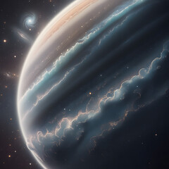 illustration of planet saturn