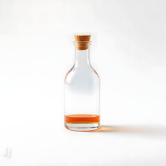 3D Amber Magic Potion Bottle for Fantasy Game
