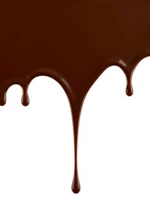 Rich Melted Chocolate Dripping Down, Delicious Texture and Flow