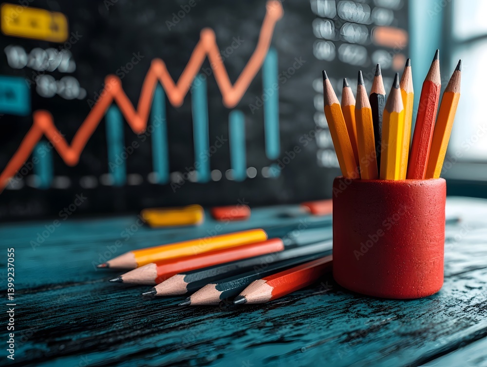 Poster comprehensive business analytics visualizations showcasing sleek bar graphs nuanced scatter plots im