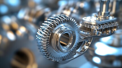 A precision engineering team developing advanced aerospace components.