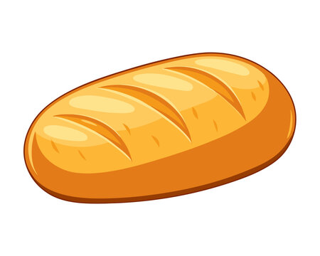 a loaf of bread no background vector file.