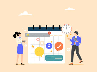 Planning or team meeting to set work procedures