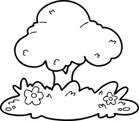 Tree, nature, Earth Day, illustration