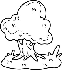 Tree, nature, Earth Day, illustration