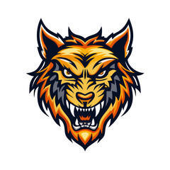 This is a bold and fierce animal mascot logo&mdash;perfect for sports teams, clubs, gaming avatars, or merchandise branding.