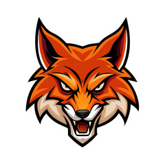 Fototapeta premium This is a bold and fierce animal mascot logo—perfect for sports teams, clubs, gaming avatars, or merchandise branding.