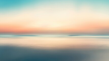 Serene Seascape at Sunset.