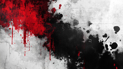 Grunge collage of torn flyers and paper remnants, with graphic designs and noise overlay