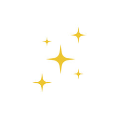 Obraz premium Golden ramadan star icon