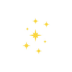 Golden ramadan star icon