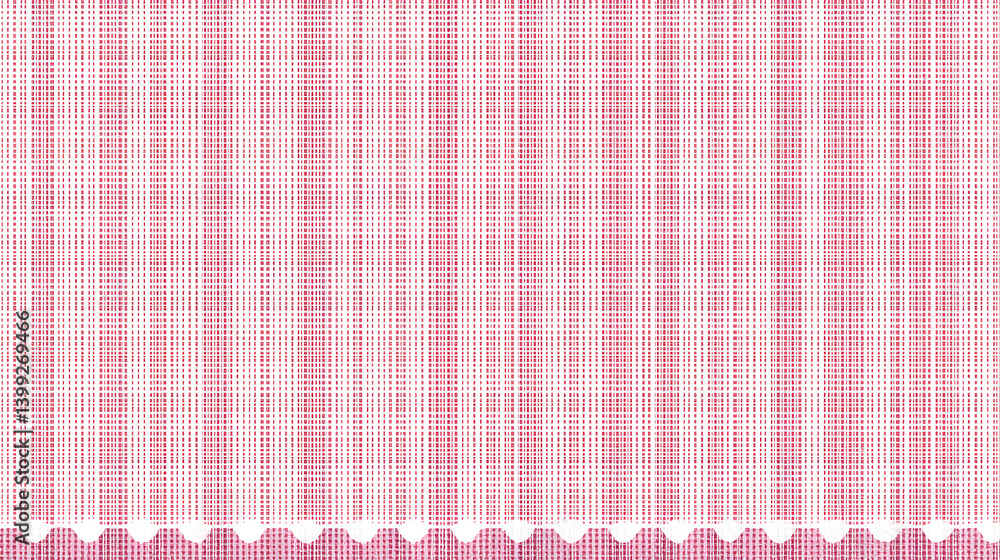 Aufkleber textured fabric background with a charming pink gingham pattern featuring delicate check designs and