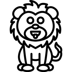 Tongue Lion Icon