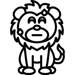 Cold Sweat Lion Icon