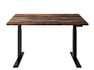 Transform your office with a versatile cutout background desk modern workspace equipment sleek design