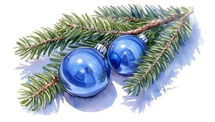 Christmas Ornament Fir Branch