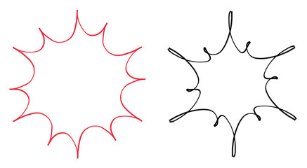 It's an explosion expressed in lines.