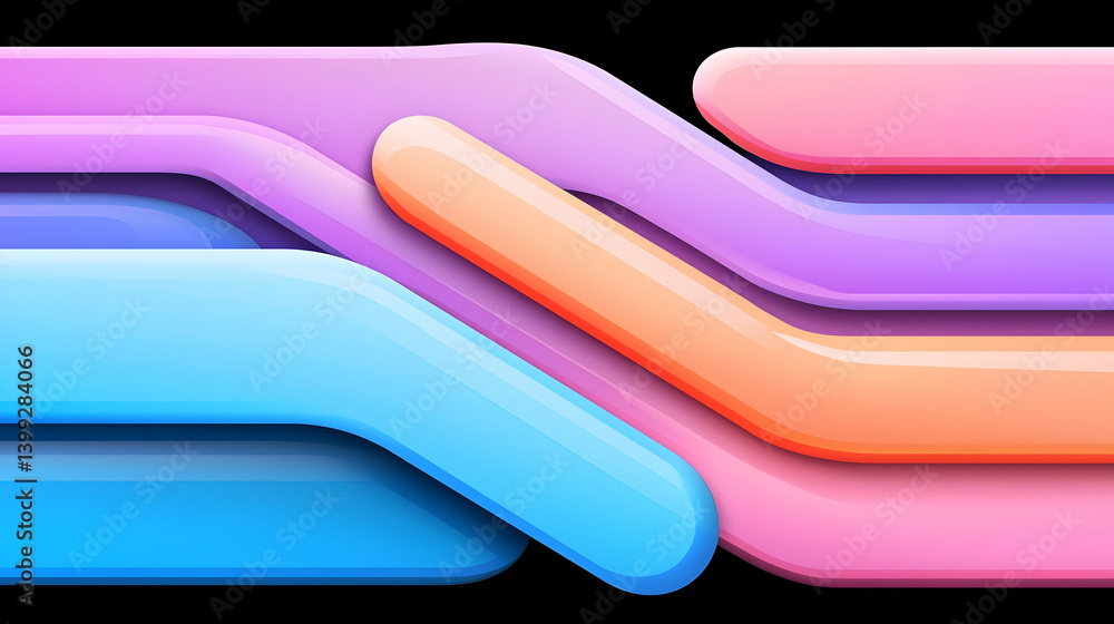 Poster vibrant abstract diagonal lines background