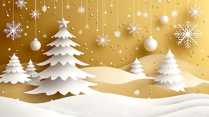 Christmas Scene Papercraft