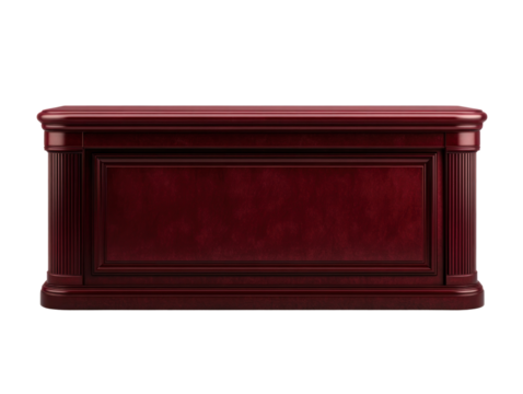 Elegant office desk design modern workspace cutout background office equipment professional setting