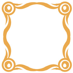 Ornate decorative frame with elegant swirls, ideal for invitations or artistic presentations