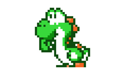 yoshi pixel art icon