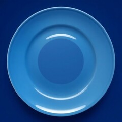blue glossy button