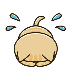 土下座する茶トラ猫