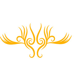 Abstract design featuring swirling golden shapes on a white background, ideal for creative projects