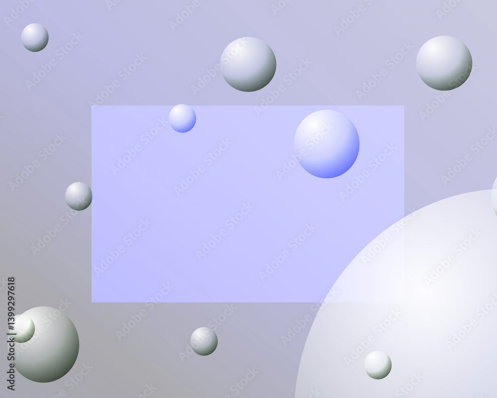 Poster modern gradient geometric abstract background with circles
