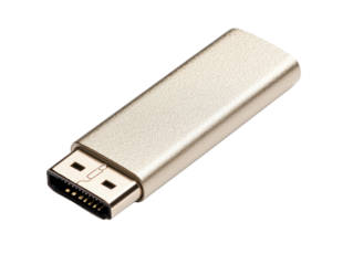 Essential office equipment usb drive cutout background modern workspace digital asset professional environment