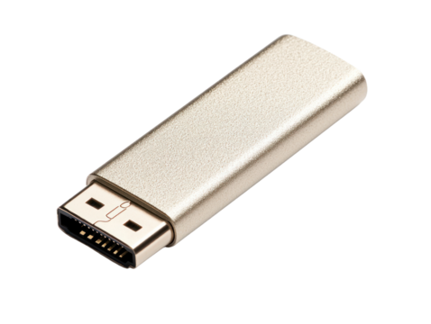 Essential office equipment usb drive cutout background modern workspace digital asset professional environment