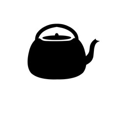 Elegant kettle resting on a wooden table with steam rising, surrounded by a cozy kitchen setting